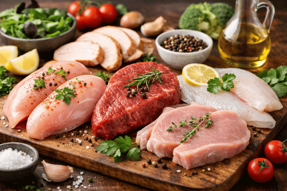 Conoce las mejores carnes saludables para bajar de peso, aprende a elegir cortes magros y a cocinarlos de forma sencilla y sabrosa.