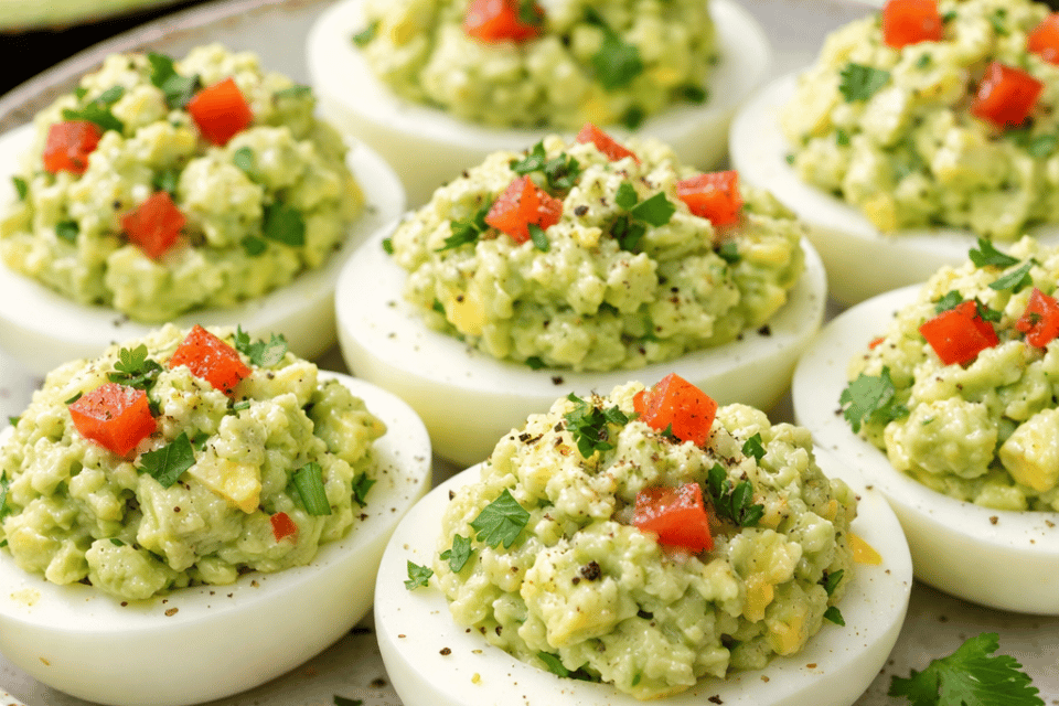 cómo preparar huevos rellenos de aguacate de forma fácil y rápida