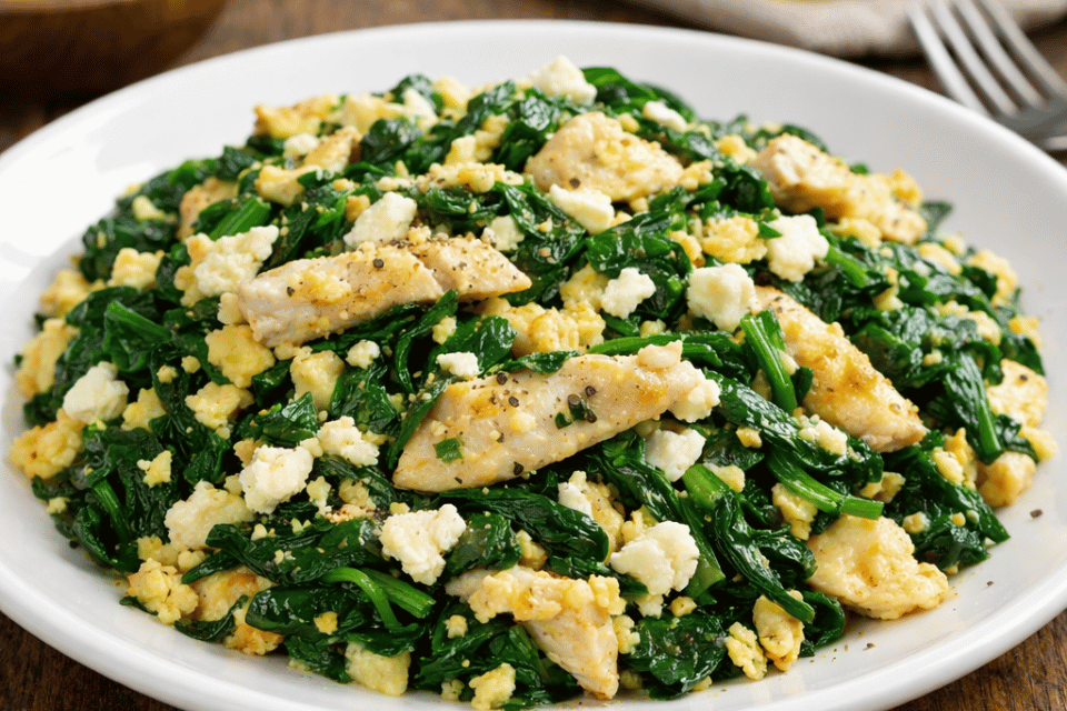 receta light con espinacas fácil, saludable y llena de sabor