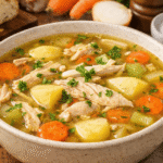 sopa de pollo casera