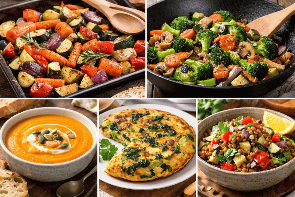 Top 5 recetas con verduras que siempre salen bien